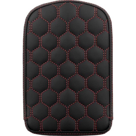 Saddlemen 041149RED Sissy Bar Pad for Roadsofa HC Seats - Grasvestone with Red Stitching