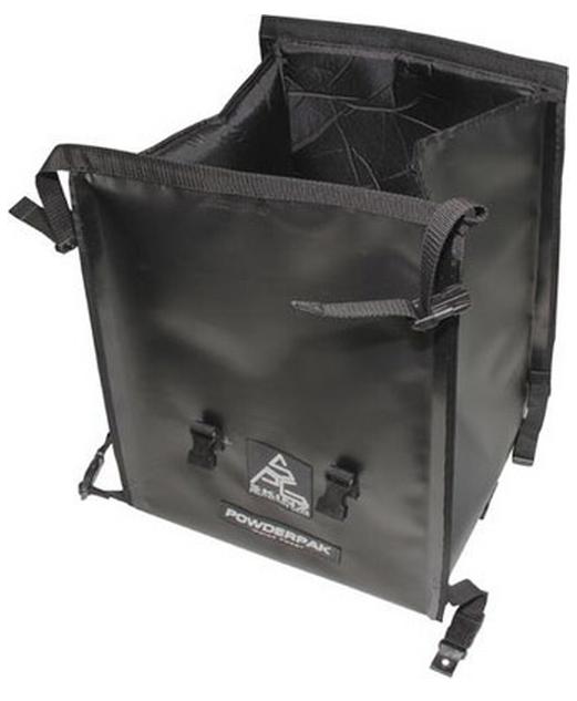 Skinz Protective Gear PWPTP200-BK Tunnel Pak - Black - Universal Fit Waterproof Powder Pack - 15in. x 15in.