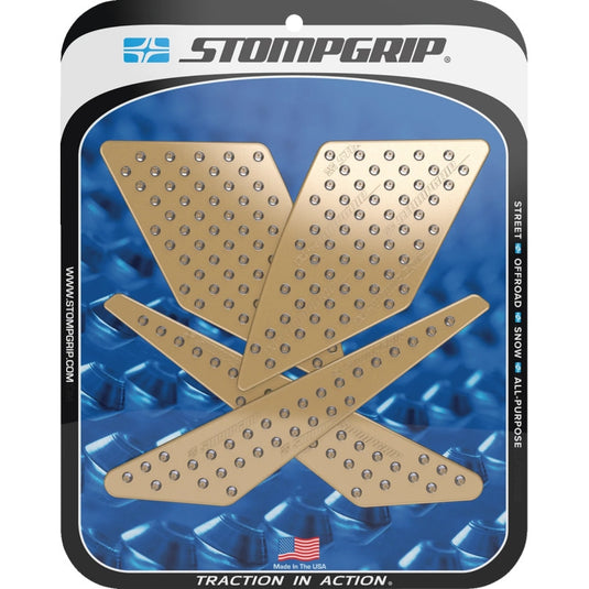 Stompgrip 55-10-0089-1C Volcano Profile Traction Tank Grip - Street - Clear