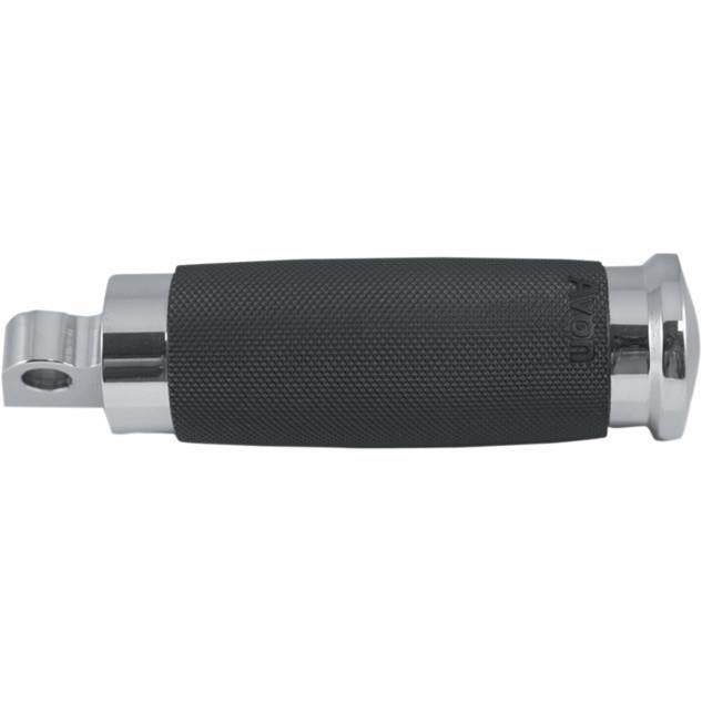 Avon Grips FP-CC-85-CH Custom Contour Footpegs - Chrome/Black