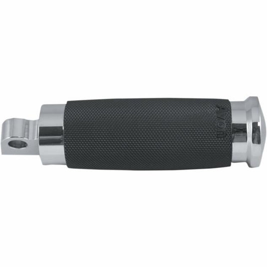 Avon Grips FP-CC-85-CH Custom Contour Footpegs - Chrome/Black