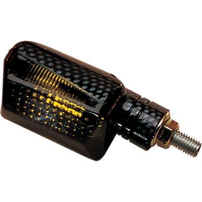 K&S Technologies 25-8108 Mini-Stalk Marker Lights - Black with Smoke Lens