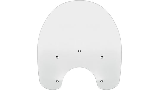 Memphis Shades MEP6170 Replacement Plastic for Detachable King Size Nostalgic Windshield - 15in. - Clear