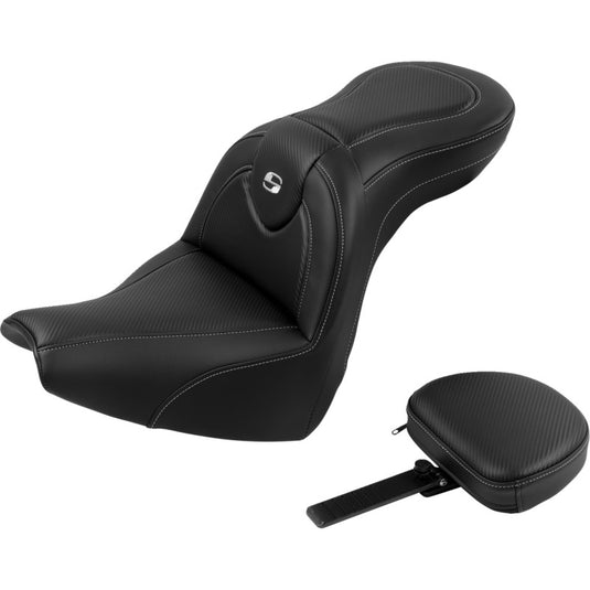 Saddlemen 818-31-185BR Roadsofa CF Seat with Backrest