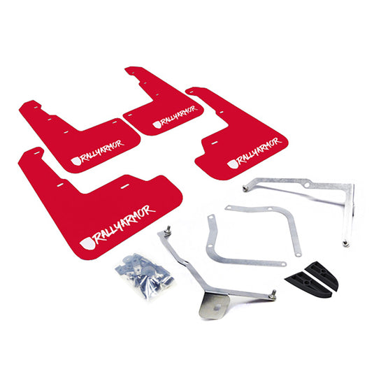 Rally Armor MF32-UR-RD/WH-X RAL UR Red Flap/Wht Logo