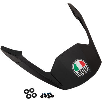 Agv Peak Short for AX-9 Helmets - Matte Black