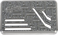 Hofmann HDB-1010R Billet Brake Pedal Pad - Raw