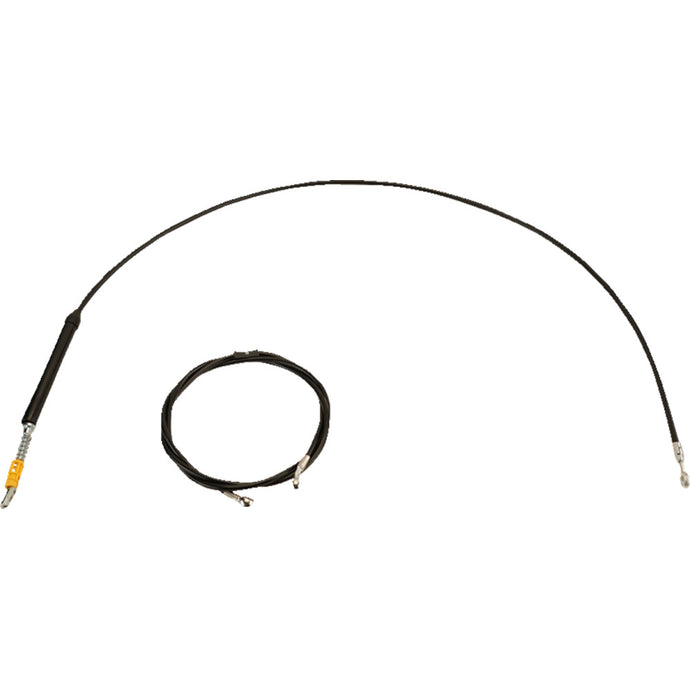 La Choppers LA-8060KT-16B Standard Cable/Brake Line Kit - 15in.-17in. Ape Hanger Handlebar - Black Vinyl
