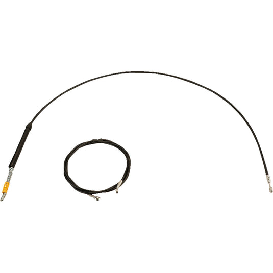 La Choppers LA-8060KT-16B Standard Cable/Brake Line Kit - 15in.-17in. Ape Hanger Handlebar - Black Vinyl