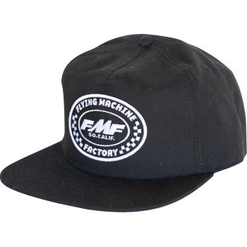 Load image into Gallery viewer, Fmf Racing Factory Flag Hat (One Size Fits Most, Black)
