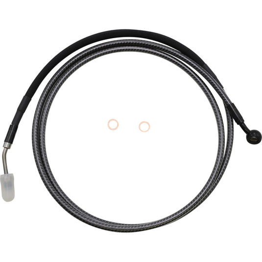Magnum 71580 Karbonfibr Hydraulic Clutch Line - 80in. - 35 Degree Banjo Angle