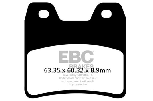 Ebc Powersports FA348HH EBC HH Sintered Brake Pads