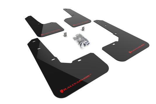 Rally Armor MF76-UR-BLK/RD RAL UR Blk Flap/Rd Logo