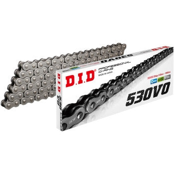 D.I.D M530VOX120ZB 530VO Series Professional O-Ring Chain - 120 Links (Natural)