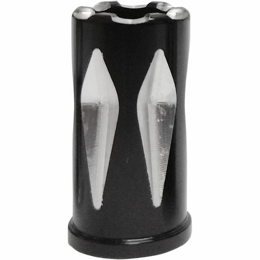 Avon Grips SVC-311-ANO-RIV Valve Stem Caps - Rival - Black