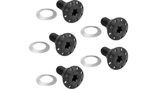 Arlen Ness 300-921 Holeshot Floating Brake Rotor Hardware Kit - Front - Black