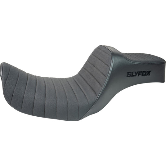 Slyfox 4694A-slyfox Highnoon Seat - 11-1/2in. Front 7in. Rear - Smooth w/ Slip Stop and Black Logo