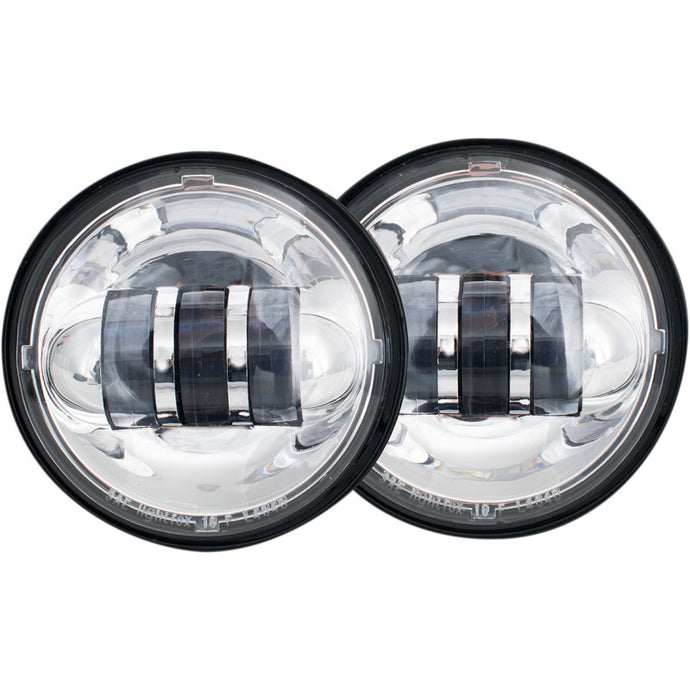 Rivco Products LED-135C 4.5in. LED Passing Lamps - Chrome