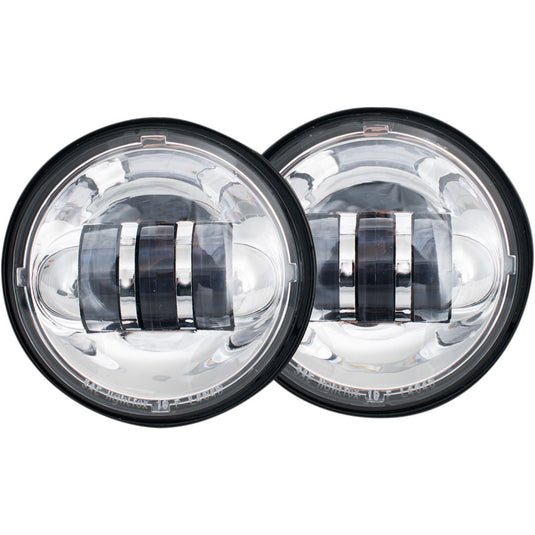 Rivco Products LED-135C 4.5in. LED Passing Lamps - Chrome