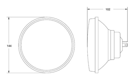 Hella 002850001 HELLA Vision Plus Head Lamp