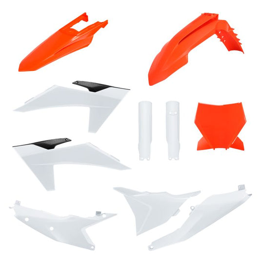 Polisport 91286 Full Body Kit - White/Orange