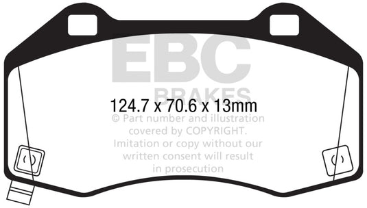 Ebc DP22286 EBC Greenstuff Brake Pad Sets