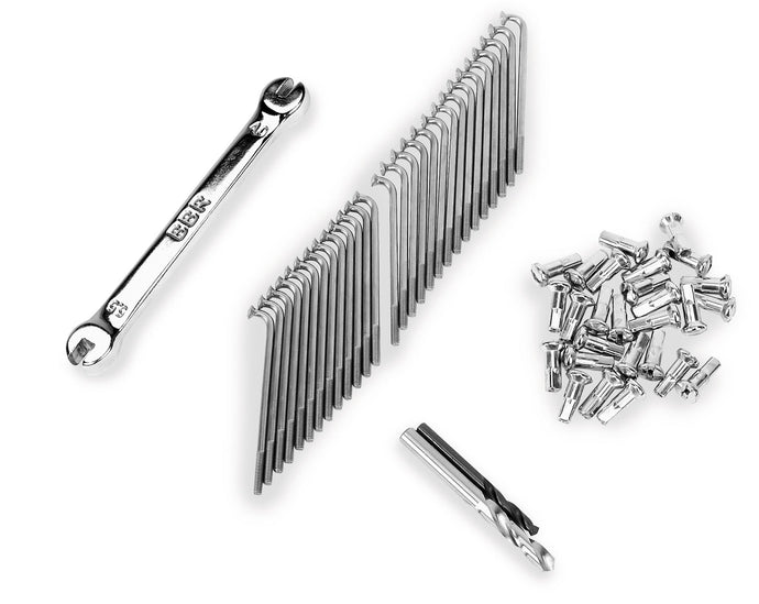 Bbr Motorsports 391-HXR-5001 HD Spoke Set - 10in.