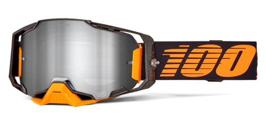 100% Armega Hiper Lens Acosta Goggles (One Size Fits Most, Acosta / Mirror Silver Lens)