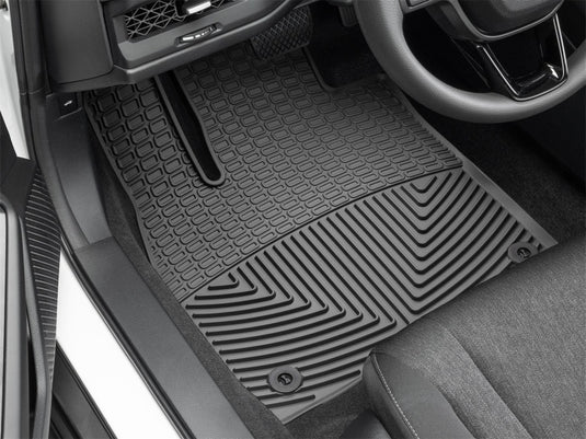 Weathertech W708 WT Rubber Mats - Front - Blk