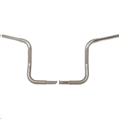 Fat Baggers, Inc. 903012 1-1/4in. EZ Install Round Top Handlebars - Chrome
