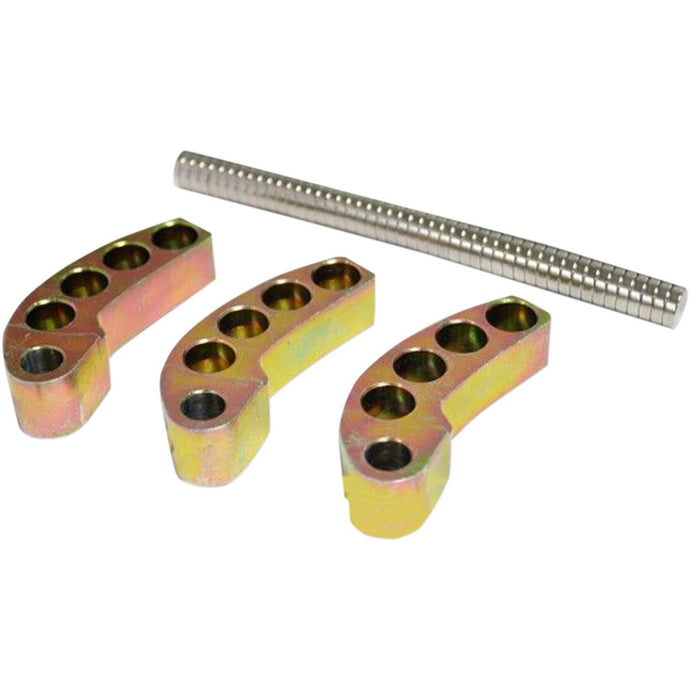 Bikeman Performance 05-GSW-3548-3 Gold Star Magnetic Adjustable Clutch Weights - 35-48 Grams