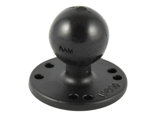 Ram Mounts RAM-202U RAM 2.5in. Round Base with the AMPs Hole Pattern & 1.5in. Ball