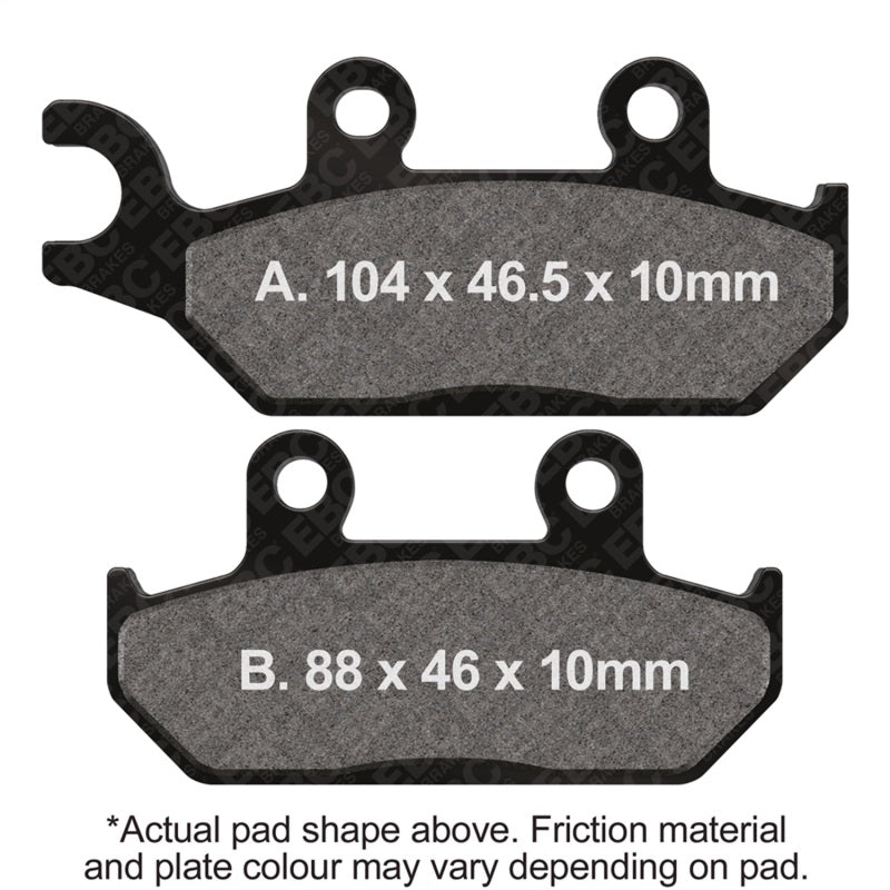 Load image into Gallery viewer, Ebc Powersports FA172R EBC R Sintered Brake Pads
