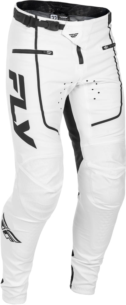 Fly Racing Rayce Bicycle Youth Pants (18, White/Black)