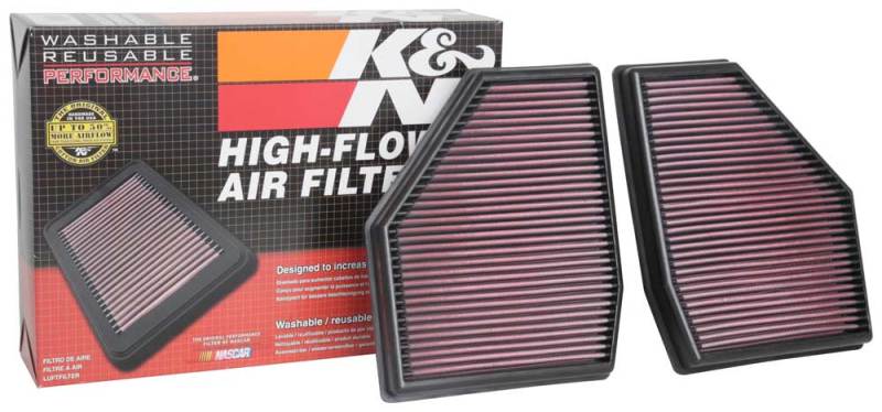 Load image into Gallery viewer, K&amp;N Engineering 33-3128 KN Drop in Air Filters
