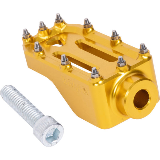 Thrashin Supply Company TSC-2221-5 Aggressor Brake Pedal - Gold