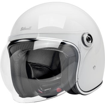 Biltwell Inc. Tahoe Solid Helmet (XX-Large, Gloss White)