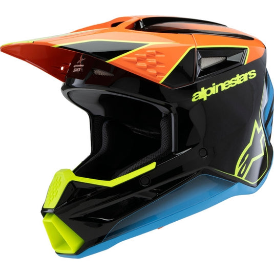 Gloss Black/Orange/Yellow Fluo