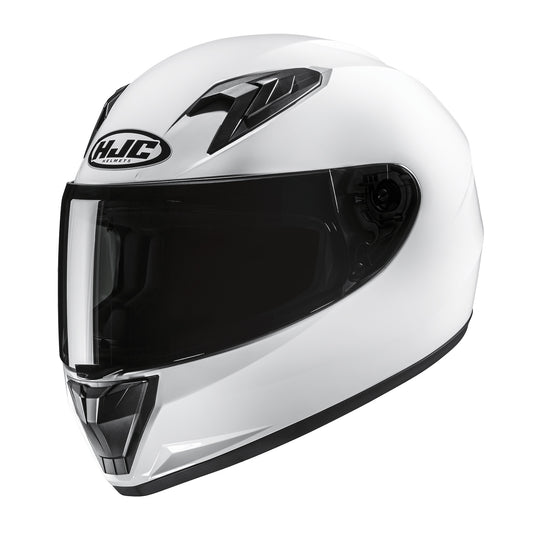 Hjc Y10 Solid Youth Helmet (Large, Pearl White)