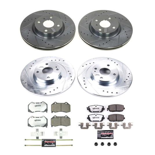 Powerstop K7361-26 PSB Z26 Street Warrior Kit