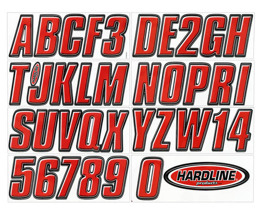 Hardline REBLK800 HRL Registration Letters