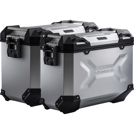 Sw-Motech KFT.01.622.70001/S TRAX ADV Side Case Set - 45/37l. - Silver