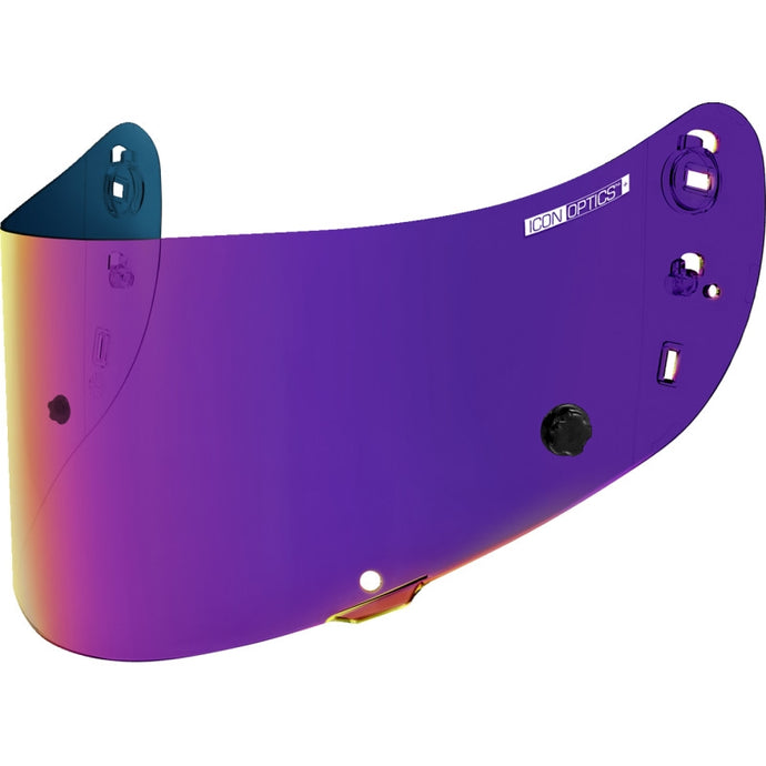 Icon Tracshield for  Airframe Pro/Airform/Airmada Helmets - Blurple Purple