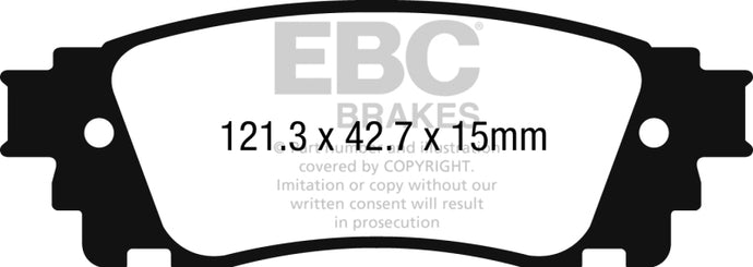 Ebc DP42262R EBC Yellowstuff Brake Pad Sets
