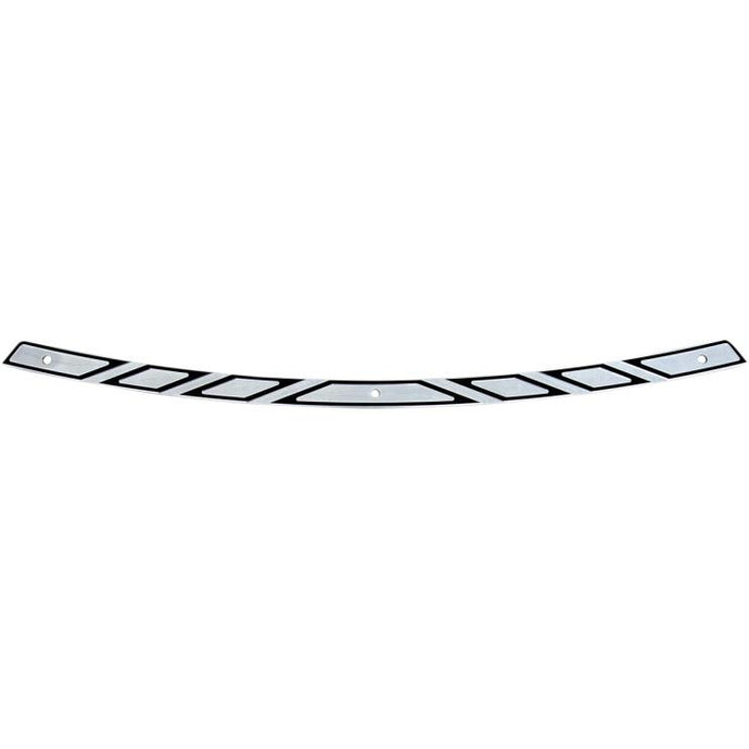 Klock Werks KWW-01-0359 Aztec Flare Series Windshield Trim - Black Contrast