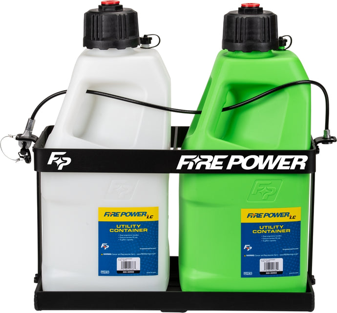 Fire Power 300-10292 LC 5gal. 2 Jug Rack - 10.5in.x21in.