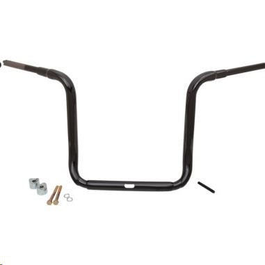 La Choppers LA-7323-16B 1-1/2in. Traditional Ape Hanger Handlebar - Black