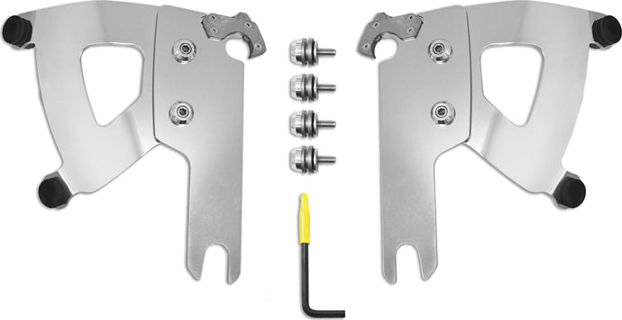 Memphis Shades MEK2040 Trigger Lock Mount Kit for Road Warrior Fairing - Polished