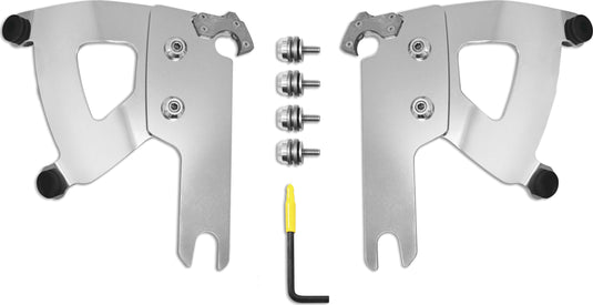 Memphis Shades MEK2040 Trigger Lock Mount Kit for Road Warrior Fairing - Polished