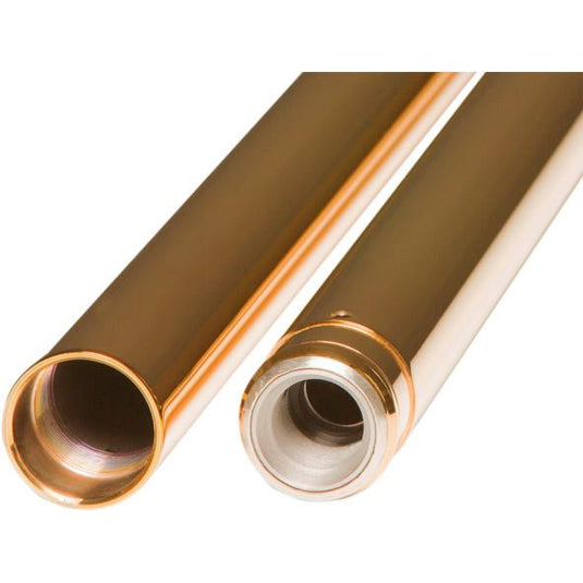 Custom Cycle T 2013TN 49mm Gold Fork Tubes - 25.50in.